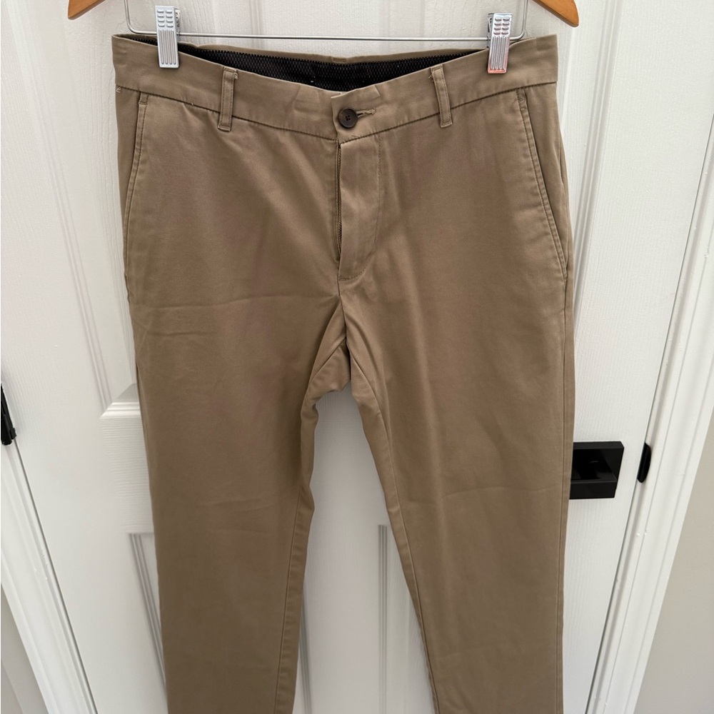 Jos. A. Bank Tan Chinos Classic Cotton-Blend